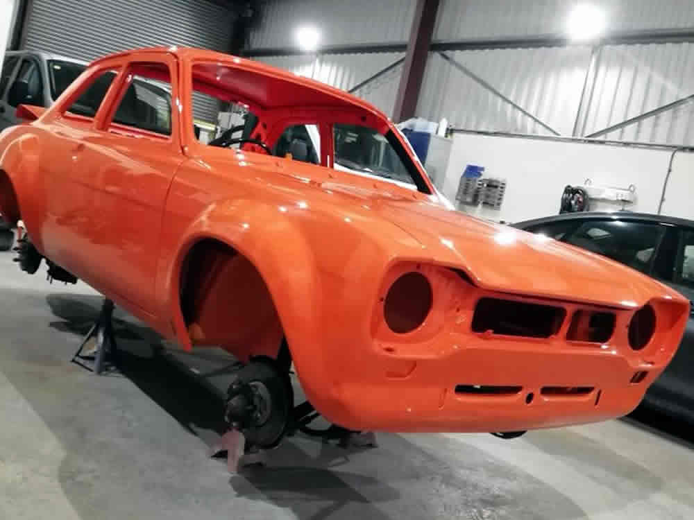 Classic car paint restoration in Manchester
